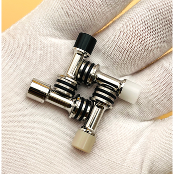 #96 DSX MTL Long Drip tip SS|White